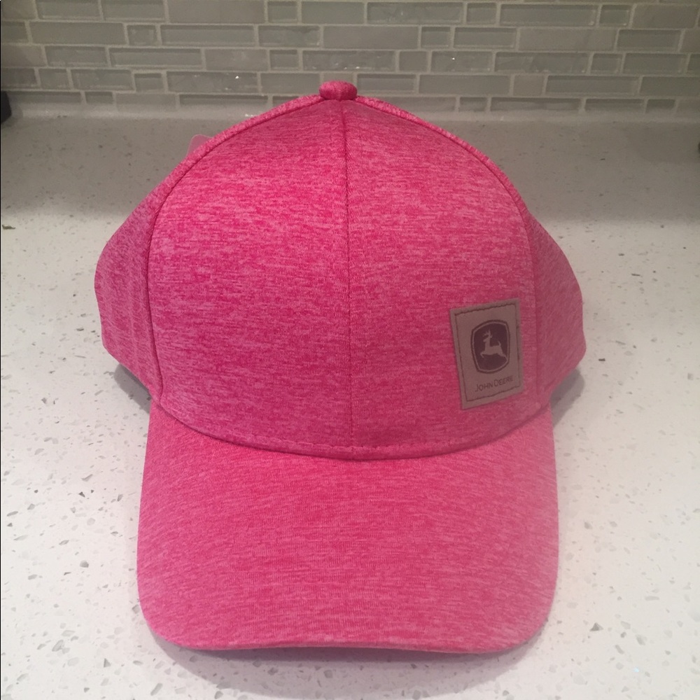 Pink John Deere baseball cap women’s NWT